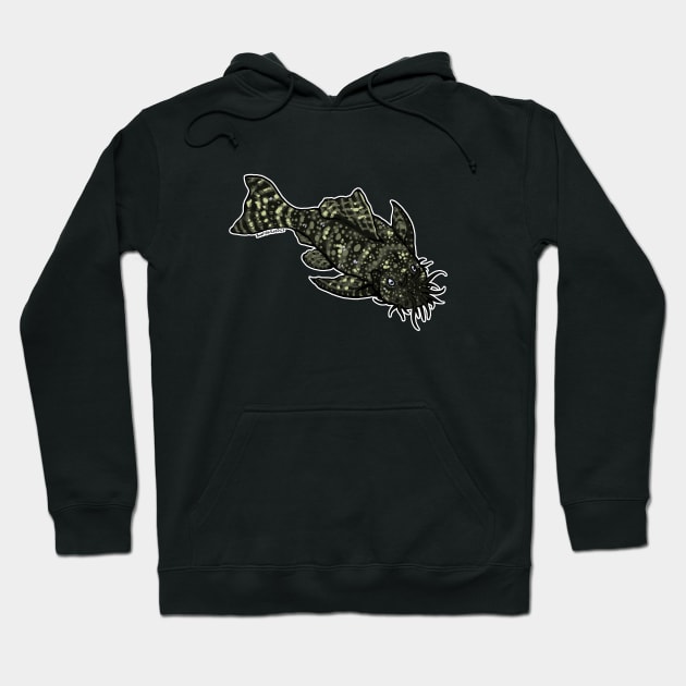 Bristlenose Pleco Hoodie by slothbug